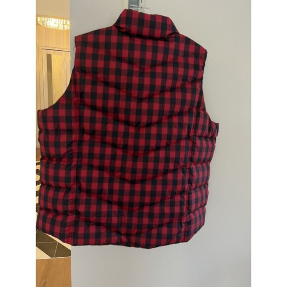 Lands End Women's 2x (20W-22W) Check Puffer Vest Never Worn - Picture 4 of 6